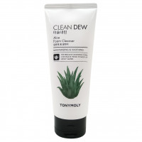 Clean Dew Пенка для умывания с экстрактом алоэ вера 180мл