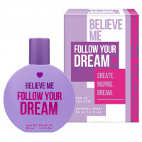 Туалетная вода женская Believe Me Follow Your Dream 50мл 