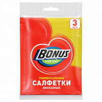 Салфетки универсальные вискозные 3шт