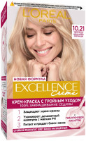 Excellence Стойкая Крем-краска, тон 10.21 Светло-светло русый перламутр