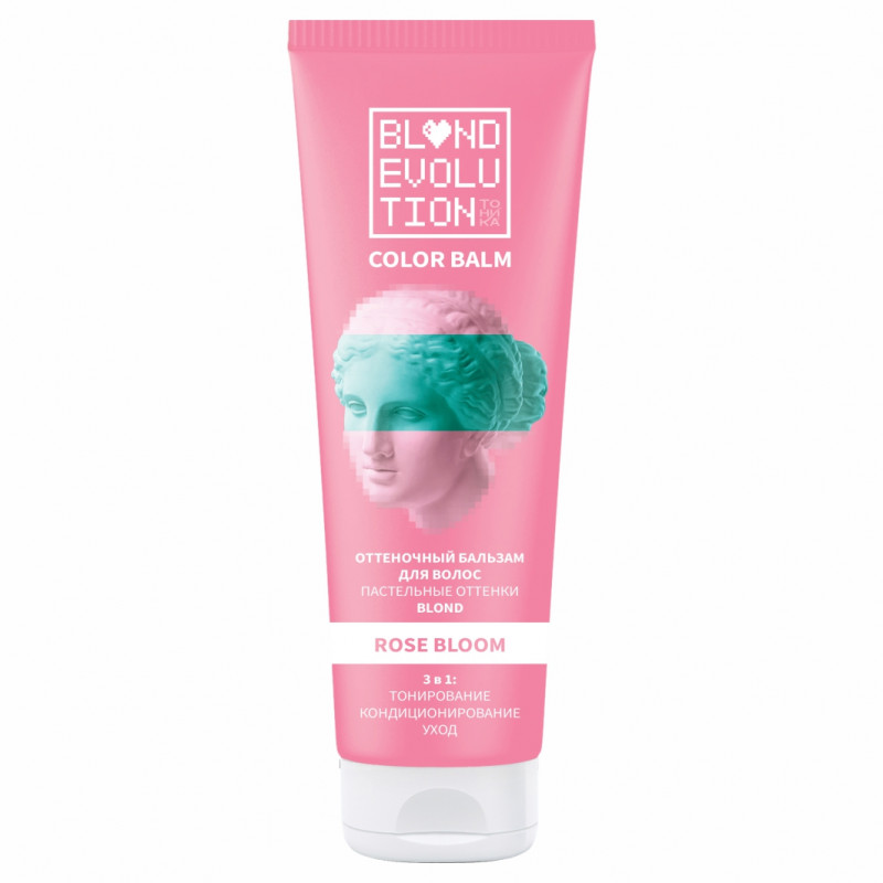 Blondevolution Оттеночный бальзам Rose Bloom пыльно-розовый 125мл