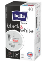 Прокладки ежедневные Panty Slim White & Black 40шт